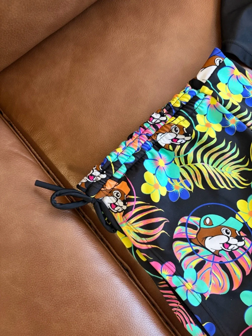 Buckey’s Two-Piece Swim Set with Colorful Tropical Graphics